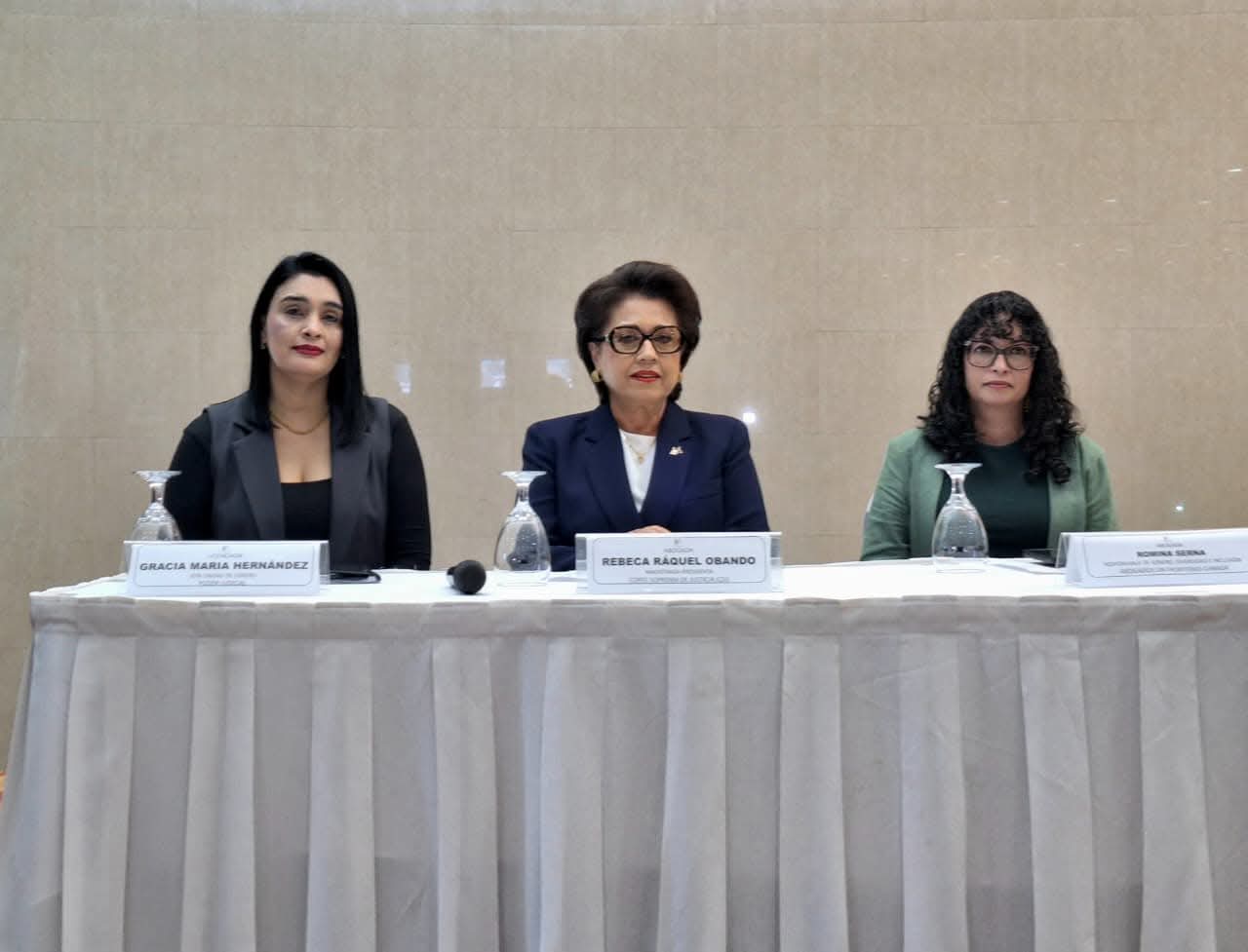 Presidenta del Poder Judicial encabeza, mesa de la presentación del Diagnóstico para la Construcción de la Política de Igualdad de Género